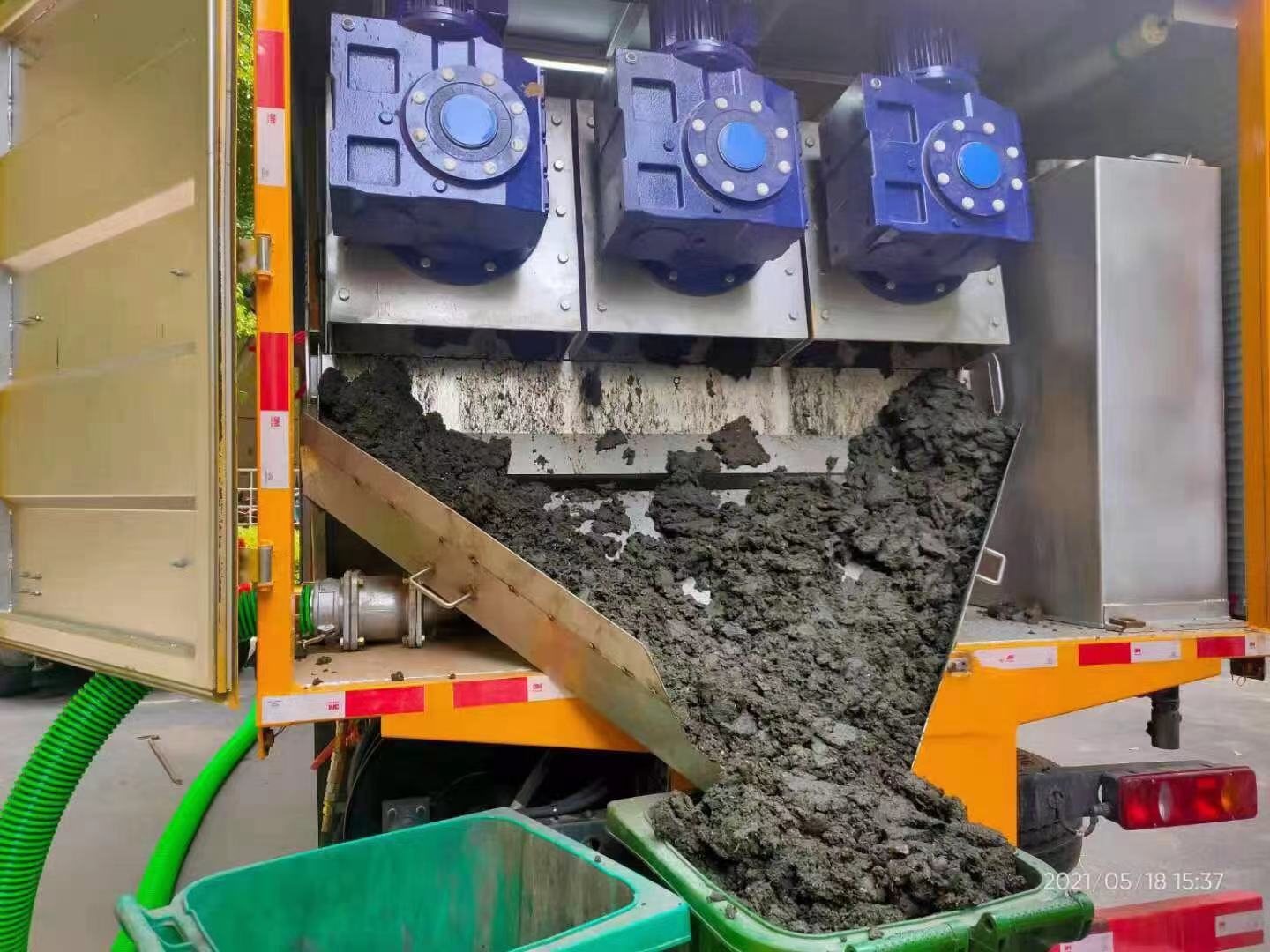 栾川化粪池清掏城市维护站-泥浆净化干湿分离处理